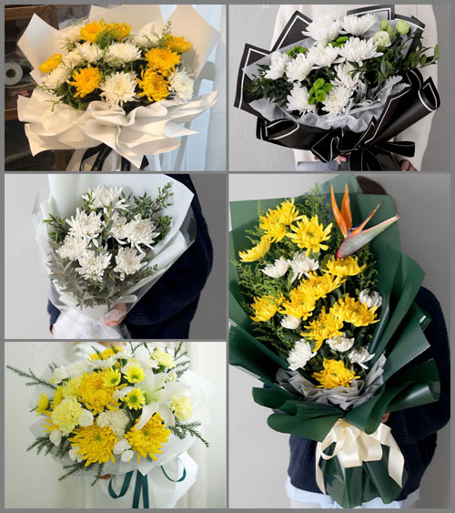 贵州黔西南州望谟县大观乡里穴村白事花束代送